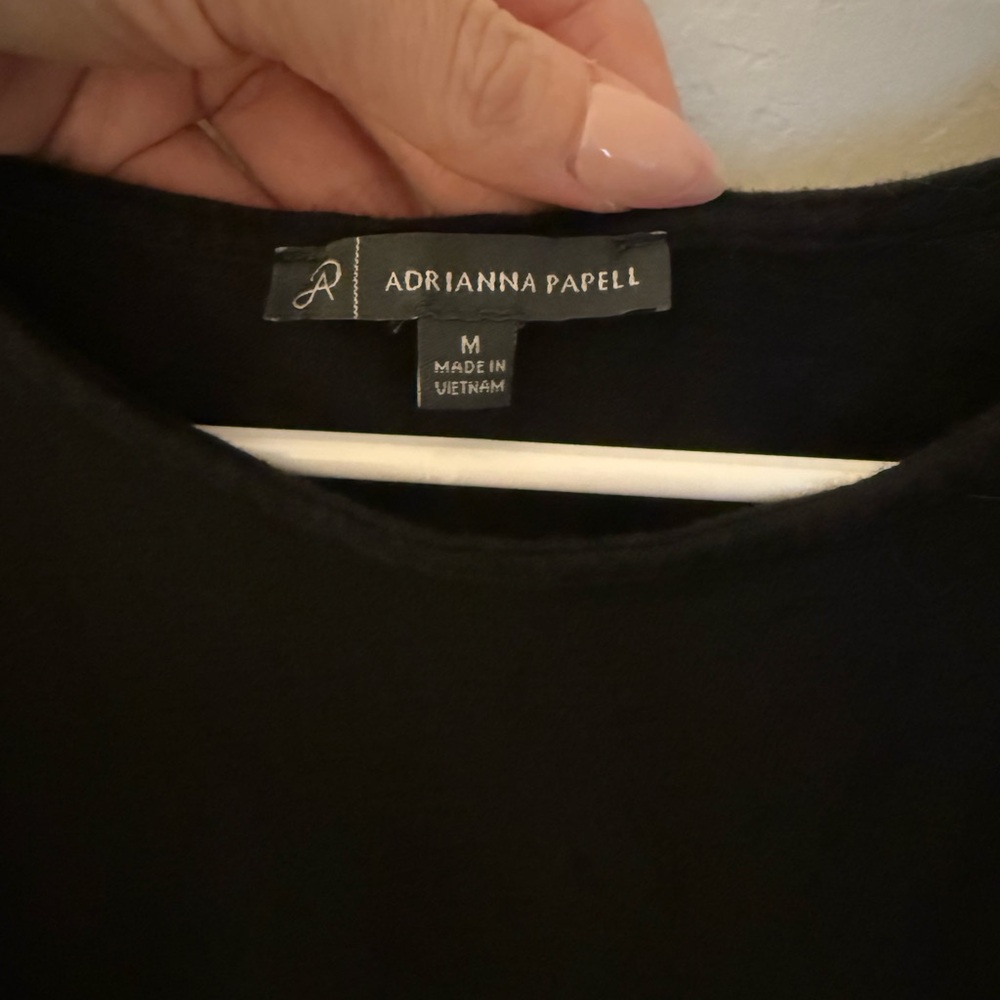 Adrianna Papell | Eyelet Sleeve Top - Picture 2 of 5